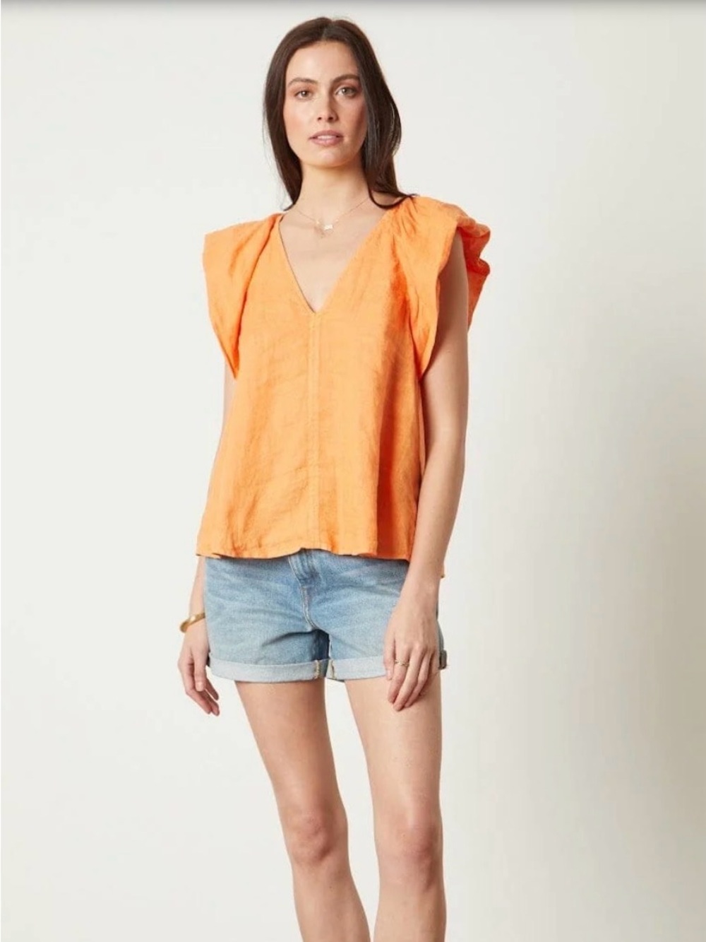 Velvet by Graham and Spencer 100% linen top
